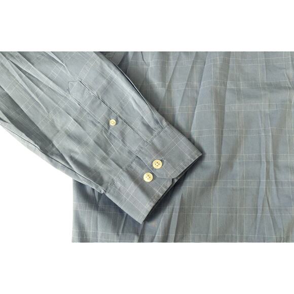 Van Heusen Traveler Blue Button-Down Shirt Mens Size 2XL - Picture 3 of 5